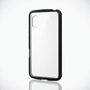 エレコム AQUOS wish2 / wish (SH-51C) (SHG06/A104SH/SH-M20) ケース カバー ハイブリッド TPU 背面硬度8H 耐衝撃 衝撃吸収 エアクッション 軽量 薄型 ブラック