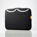 【即納】エレコム PCケース 11.6インチ ノートPC・マウス・ACアダプター等収納 【 MacBook Air / Pro 13インチ Surface Go 3 / Laptop Go 2 その他各種対応 】 ブラック