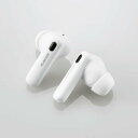 【即納】エレコム エレコム 完全 ワイヤレスイヤホン Bluetooth 無線 AAC対応 ノイズキャンセリング Type‐C充電 カナル型 iPhone Android スマホ 各種対応 ホワイト