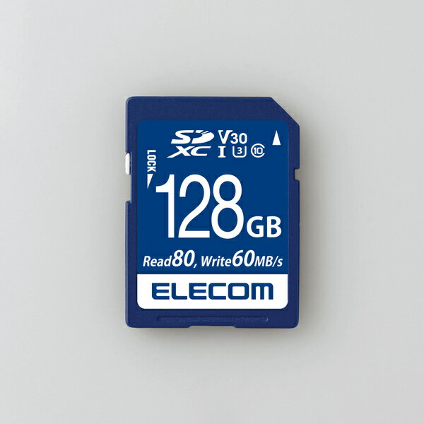 【あす楽】エレコム SD カード 128GB UHS-I 高速データ転送 データ復旧サービス
