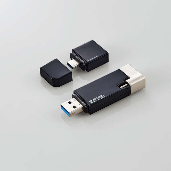 楽天パソ電通信　【楽天市場店】【即納】エレコム USBメモリ 256GB USB3.2（Gen1） 3in1 【 Lightning / USB A / Type C 】 MFI認証 【 Windows 11 Mac Android iOS iPad OS Surface M...