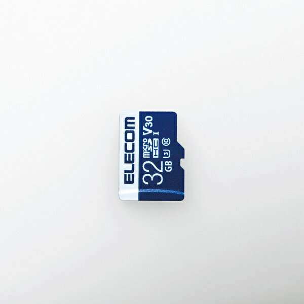 【あす楽】エレコム マイクロSD カード 32GB UHS-I 高速データ転送 SD変換アダプタ付 データ復旧サービス