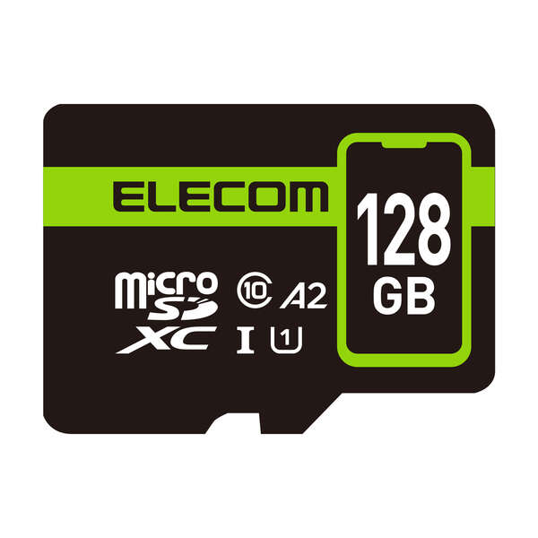 エレコム マイクロSDカード microSDXC 128GB Class10 UHS-I 90MB/s Nintendo Switch 動作確認済 Android 各種 防水(IPX7) データ復旧サービス 2年付