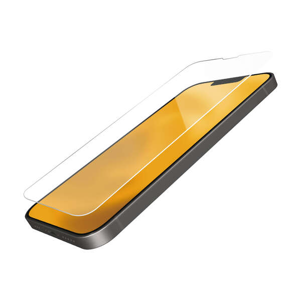 【即納】エレコム iPhone 14 Plus / 13 Pro Max ガラスフィルム 高透明 強化ガラス ゴリラ 薄型 0.21mm 表面硬度10H 指紋防止 飛散防止 エアーレス