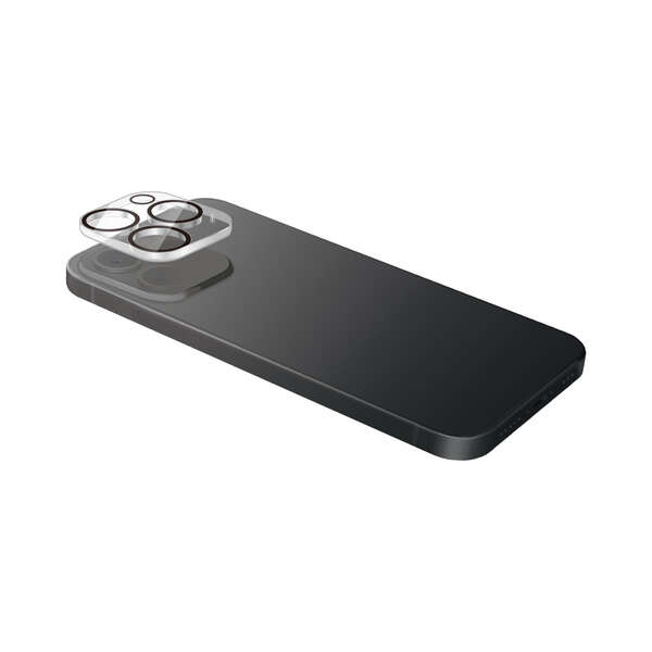 エレコム iPhone 14 Pro / 14 Pro Max レンズカバー カメラ全体保護 ガラスカバー 高透明 強化ガラス 傷に強い 指紋防止 飛散防止 フラッシュ撮影対応 クリア