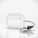 【即納】エレコム AirPods Pro 第2世代 ( 2022 ) ケース ソフト カバー 落下防止 カラビナ付 ワイヤレス充電 MagSafe充電対応 背面...