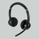 【即納】エレコム ワイヤレスヘッドホン ヘッドセット 無線 2.4GHz Bluetooth 5.0 マイク付き ノイズリダクション テレワーク WEB会議 ブラック