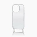 【即納】エレコム iPhone 14 Pro 用 ケース ハイブリッド カバー 衝撃吸収 カメラレンズ保護設計 ワイヤレス充電可 ショルダーストラップホール付 クリア