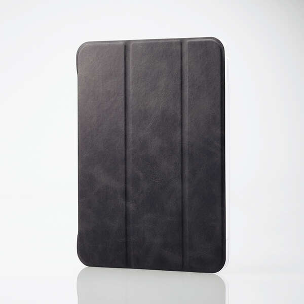 【即納】エレコム iPad 10.9インチ 第10世代 ( 2022 ) 用 ケース ソフトレザー カバー 手帳型 スリープ対応 マグネット フラップ 2アングル 超薄型 リサイクル樹脂素材 ブラック