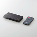 【即納】エレコム HDMI 切替器 3入力1出力 8K 60Hz 4K 120Hz HDMI2.1 手動 / 自動 切り替え器 リモコン付き セレクター ブラック