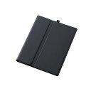 【即納】エレコム Surface Pro 9 / Pro9 With 5G 用 ケース ソフトレザー カバー フラップ マグネット開閉 スタンド機能 フリーアングル 衝撃吸収 ペンホルダー付 ブラック