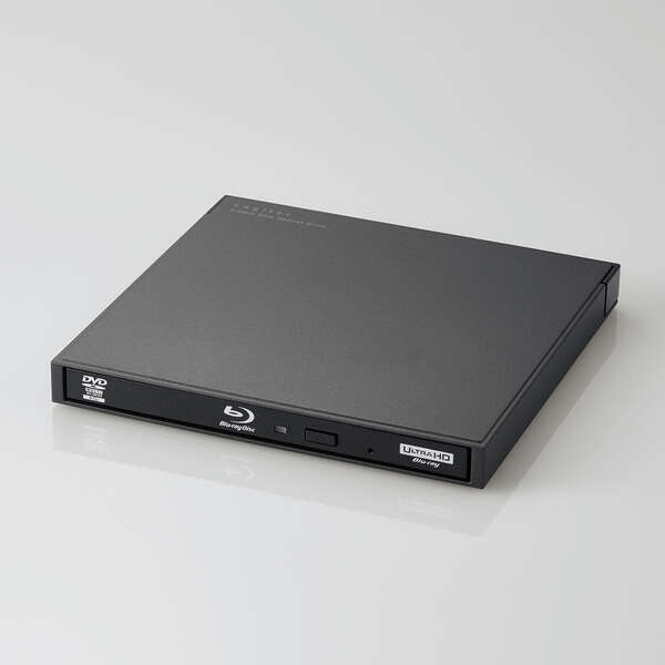 【あす楽】エレコム 外付け ブルーレイドライブ BDXL DVD CD USB 3.2 Gen1 ケーブル2本( Type-C Type-A ) 書込み/再生ソフト 【 Windows Mac Chrome Surface 他対応 】 ブラック