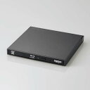 【即納】エレコム 外付け ブルーレイドライブ BDXL DVD CD USB 3.2 Gen1 ケーブル2本( Type-C Type-A ) 書込み/再生ソフト 【 Windows Mac Chrome Surface 他対応 】 ブラック