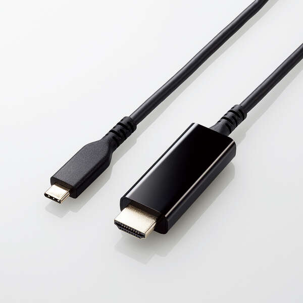 【あす楽】エレコム USB Type-C to HDMI 変換 ケーブル 1m 4K 60Hz 断線に強い 高耐久 【Windows PC Chromebook MacBook Pro / Air iPad Android USB-C デバイス各...