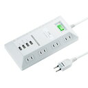 【即納】サンワサプライ USB充電ポート付きタップ 平型