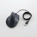 【即納】エレコム 有線 マウス 静音 5ボタン 右手専用 【 Windows 11 10 mac Chrome 対応 】 抗菌 XLサイズ EX-G ブラック