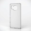 エレコム AQUOS R8 SH-52D ケース ハイブリッド カバー 衝撃吸収 スリム カメラ周り保護 極み設計 クリア