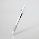 【即納】エレコム Apple Pencil アップルペンシル 第2世代 ケース ハード カバー ノック式 クリップ ラバーグリップ付 握りやすい 装着したまま充電可 ホワイト