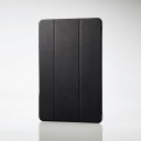 【即納】エレコム Google Pixel Tablet 2023 用 ケース ソフトレザー カバー フラップ マグネット開閉 ベルト開閉 スタンド機能 2アングル 薄型 軽量 背面クリア ブラック