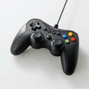 【あす楽】エレコム ゲームパッド PC コントローラー USB接続 Xinput PS系ボタン配置 FPS仕様 13ボタン 高耐久ボタン 軽量 スティックカバー交換 公式大会使用可 ブラック