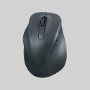 【即納】エレコム Bluetooth マウス 静音 ワイヤレス 5ボタン 左手専用 【 Windows 11 10 mac Chrome Android iPhone iPad 対応 】 抗菌 XLサイズ 2台接続可 EX-G ブラック