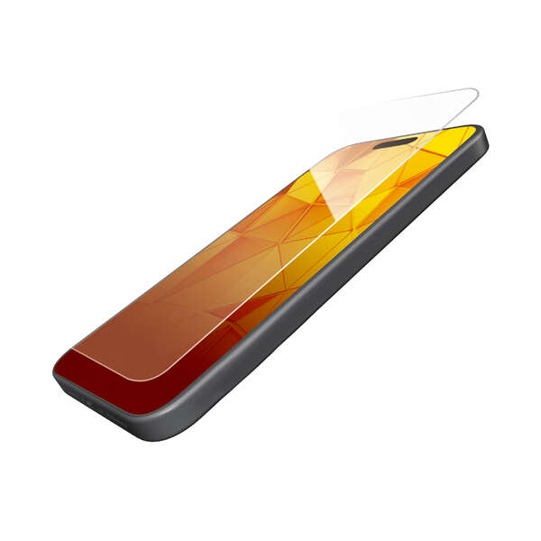 【あす楽】エレコム iPhone 15 Pro Max ガラスフィルム 高透明 超強靭 強化ガラス ゴリラ 0.21mm 表面硬度10H 指紋防止 飛散防止 貼り付けツール付 気泡防止