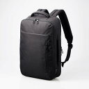 【即納】エレコム リュック ビジネスリュック 12L 2way 撥水加工 14インチノートPC 収納可 通勤 通学 ビジネスバッグ バックパック ブラック