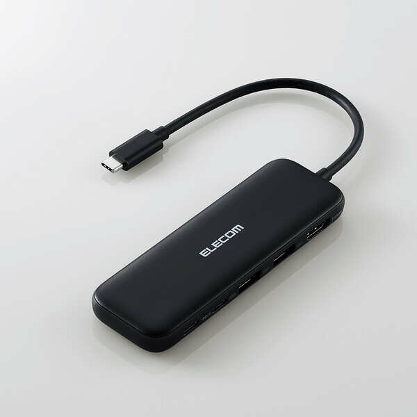 エレコム USB-C ハブ ドッキングステーション 5in1 PD対応 100W 高速データ転送 5 ...