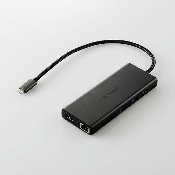 エレコム USB-C ハブ ドッキングステーション 10in1 PD対応 100W 高速データ転送  ...