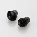 【即納】エレコム ワイヤレスイヤホン Bluetooth 5.3 低遅延 タッチセンサー 超小型 【 iPhone iPad Android 各種対応 】 AAC対応 密閉型 Type‐C 充電 ブラック