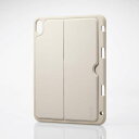 【即納】エレコム iPad 10.9インチ 第10世代 (2022年) ケース ソフト カバー ApplePencil収納可 スタンド付 衝撃吸収 グレージュ