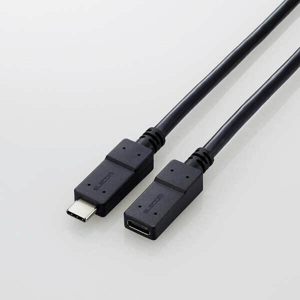 【即納】エレコム USB Type C 延長ケーブル 0.5m PD 60W USB3.2 【 Type-C 搭載 Wi...