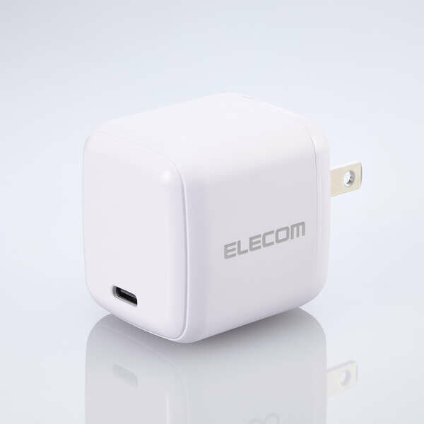 【あす楽】エレコム USB Type-C 充電器 PD 65W PPS対応 高速充電 Type C ×1 折りたたみプラグ 小型 軽量 【 Windows PC iPhone iPad Android Nintendo Switch 等対応 】 ホワイト