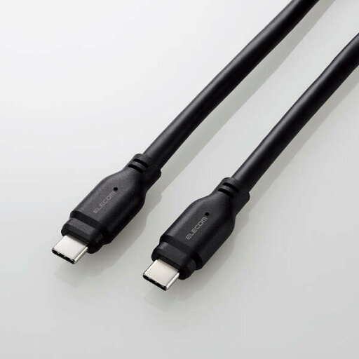 【即納】エレコム タイプC ケーブル ( USB Type-C to C ) 1.5m PD 100W USB10Gbps準拠 【 MacBook Pro iPad iPhone 等 TypeC 機器対応 】 ブラック 【即納】エレコム タイプC ケーブル ( USB Type-C to C ) 1.5m PD 100W USB10Gbps準拠 【 MacBook Pro iPad iPhone 等 TypeC 機器対応 】 ブラック