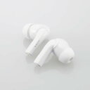 【即納】エレコム ワイヤレスイヤホン Bluetooth 5.2 アクティブ ノイズキャンセリング 耳せん機能 低遅延モード 外音モード タッチセンサー 超軽量 ホワイト