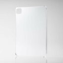 エレコム 11インチ iPad Pro ( M4 ) 2024年 用 ケース ハード カバー ApplePencil充電可 軽量 薄型 クリア