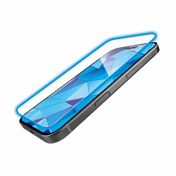 乐天商城 - 【即納】エレコム iPhone 16 ガラスフィルム 高透明 ブルーライトカット 超強靭 ゴリラ 表面硬度10H 角割れに強い 指紋防止 飛散防止 貼り付けツール付 気泡防止