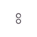 エレコム iPhone 16 / 16 Plus カメラフィルム ガラス カメラ全体保護 グリッター 高透明 表面硬度10H 指紋防止 飛散防止 &me パープ...