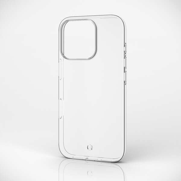 乐天商城 - エレコム iPhone 16 Pro ケース ソフト カバー 衝撃吸収 薄型 カメラレンズ保護設計 ストラップホール付 クリア