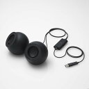 【即納】エレコム PC スピーカー 有線 【 音声・電源 USB Type-C 接続 】 小型 ステレオ 4.4W(2.2W+2.2W) ボリュームコントローラー付 USB-A変換アダプター付 ブラック