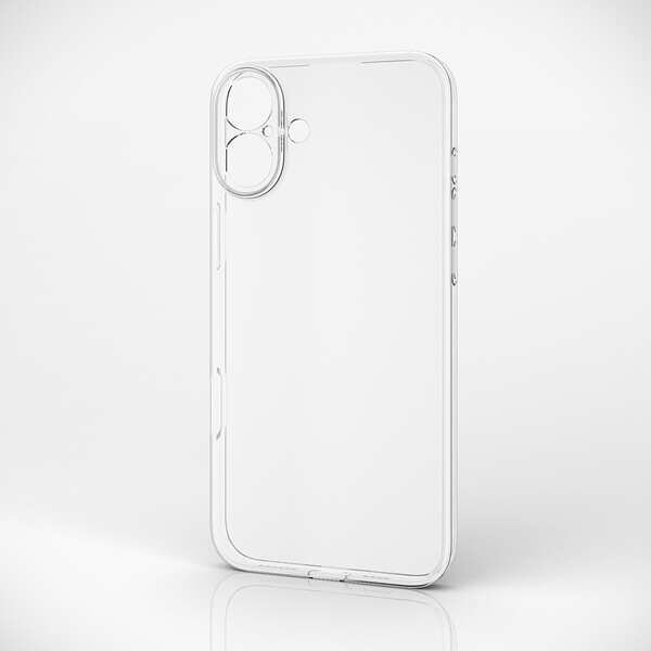 乐天商城 - エレコム iPhone 16 Plus ケース ソフト カバー カメラレンズ保護設計 極限保護 クリア
