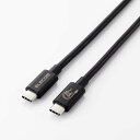 【即納】エレコム USB Type C ケーブル USB-C to USB-C 1m 充電 / データ転送 PD 60W 3A USB4 【 Type-C 搭載 MacBook Surface iPad iPhone Galaxy Xperia ...