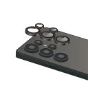エレコム Galaxy S25 Ultra SC-52F レンズカバー カメラ保護 ガラスフィルム アルミフレーム 高透明 表面硬度10H 指紋防止 貼り付けツ...