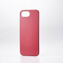 エレコム iPhone 16e バックパネル カメラ/背面保護 薄型 バックプレート コーラルレッド