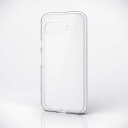 エレコム Google Pixel 9a ケース ハイブリッド 衝撃吸収 カメラレンズ保護設計 ワイヤレス充電可 ストラップホール付 背面マット 極み設計 クリア