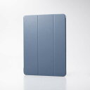【即納】エレコム iPad Air ケース 13インチ ( M3 / M2 ) フラップ カバー 2アングル スタンド オートスリープ機能 軽量 薄型 背面クリ...
