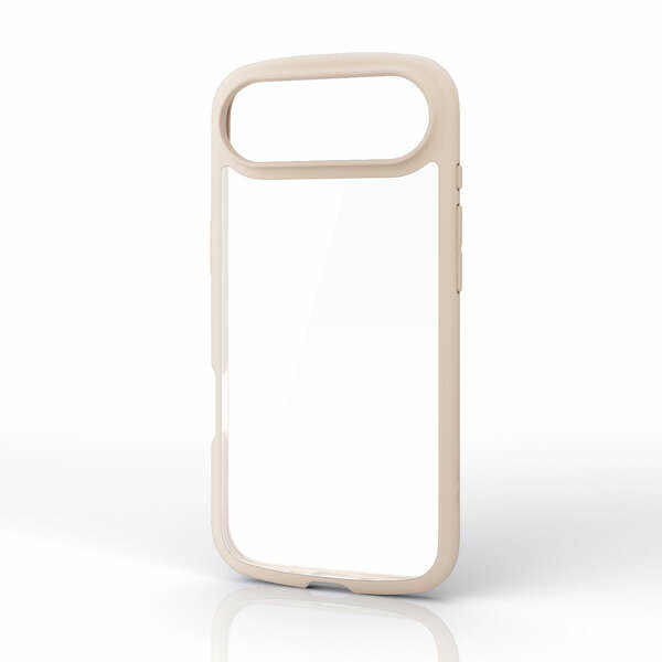 乐天商城 - 【即納】エレコム iPhone Air ケース ハイブリッド 衝撃吸収 軽量 薄型 磁気吸着対応メタルステッカー付 ストラップホール付 ストラップホールシート付 ベージュ