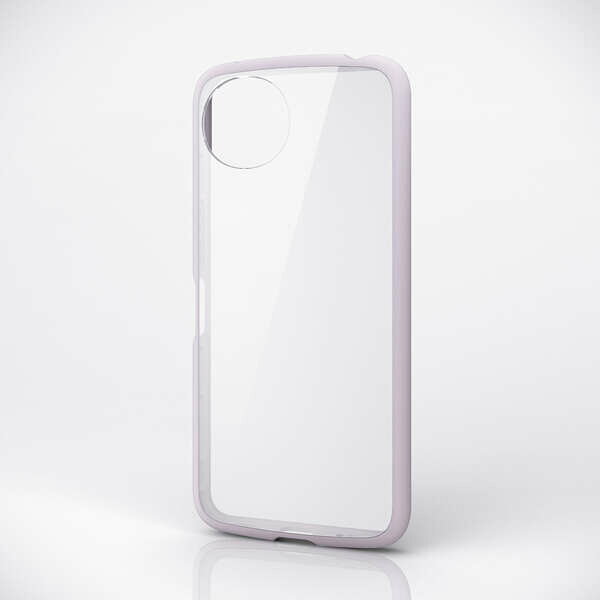 【即納】エレコム AQUOS wish5 ( SH-52F ) ケース ハイブリッド 衝撃吸収 軽量 薄型 カメラレンズ保護設計 ストラップホール付 ストラップホールシート付 ラベンダー