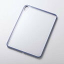 【即納】エレコム iPad ケース 11インチ ( A16 ) / 10.9インチ 第10世代 カバー 耐衝撃 背面クリア ブルーグレー