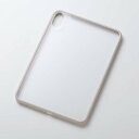 【即納】エレコム iPad mini ケース 8.3インチ ( A17 Pro ) / 第6世代 カバー 耐衝撃 背面クリア グレージュ